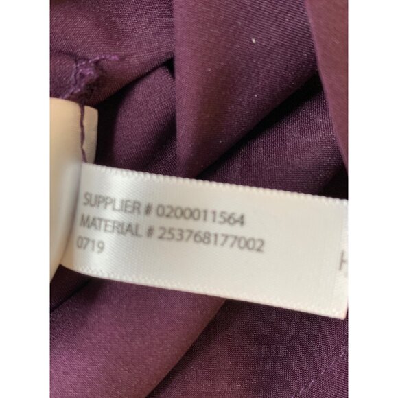 Ralph Lauren Purple Cold Shoulder Formal Gown Slit Size 10 NWT MSRP $210 9016 - Picture 12 of 12
